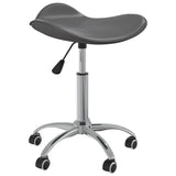 Vidaxl Salon stool Artificial leather gray