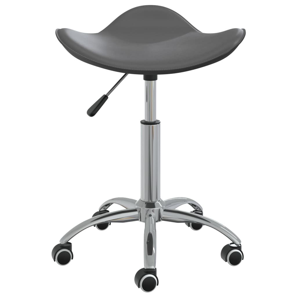 Tabouret de salon vidaxl gris en cuir artificiel