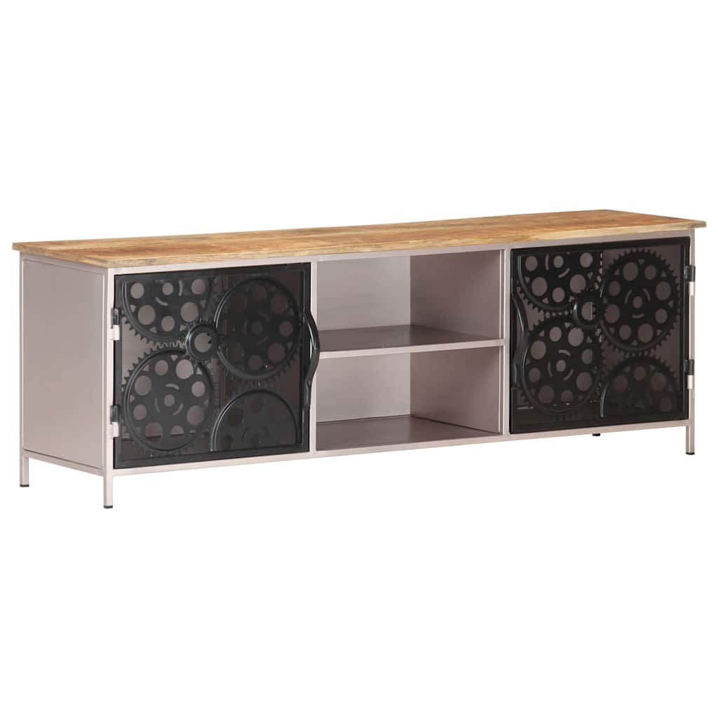 Vidaxl tv-meubel 120x30x40 cm ruw mangohout