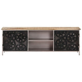 Vidaxl tv-meubel 120x30x40 cm ruw mangohout