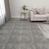 Vidaxl Floorboards auto-adhésif 55 ST 5.11 m² PVC Gray