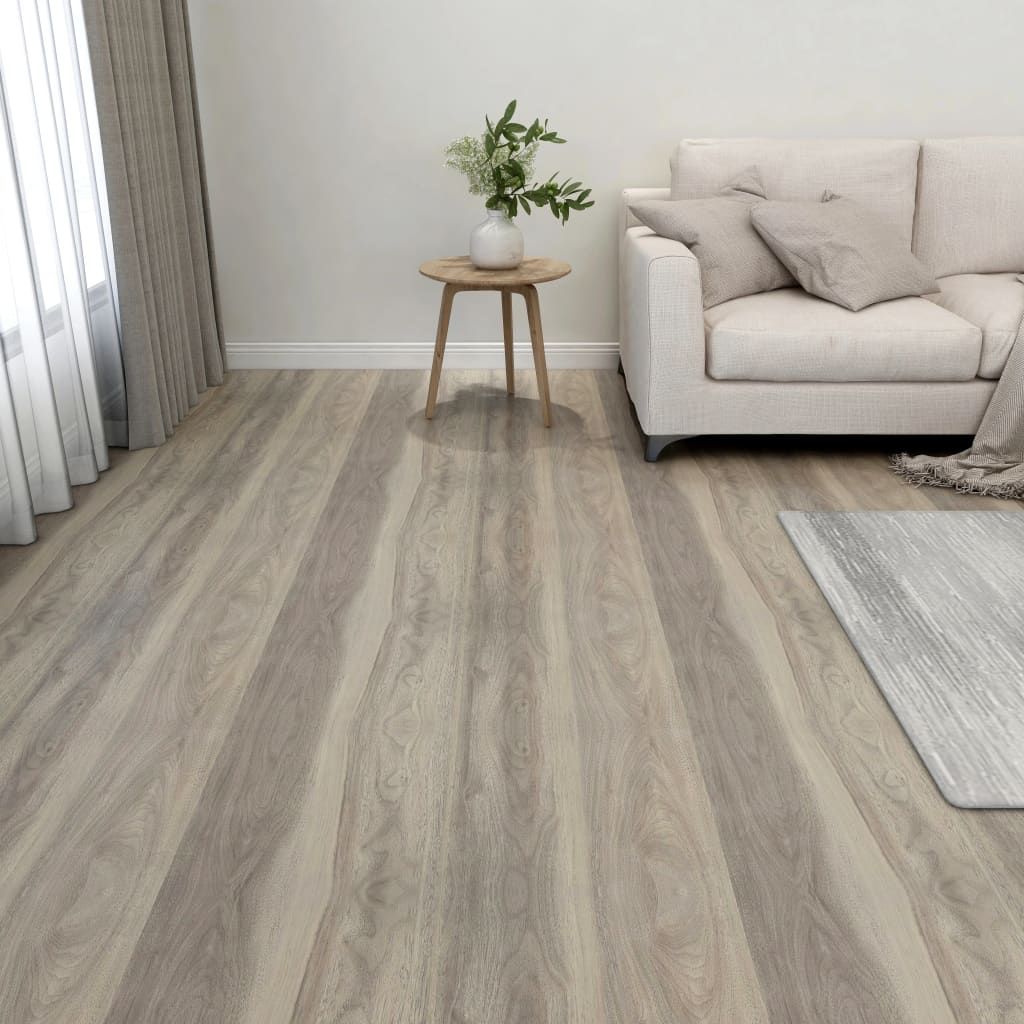 Vidaxl Floorboards Self -Adhesive 55 ST 5,11 m² PVC TAUPE