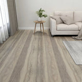 Vidaxl Floorboards auto-adhésif 55 ST 5.11 m² PVC Taupe