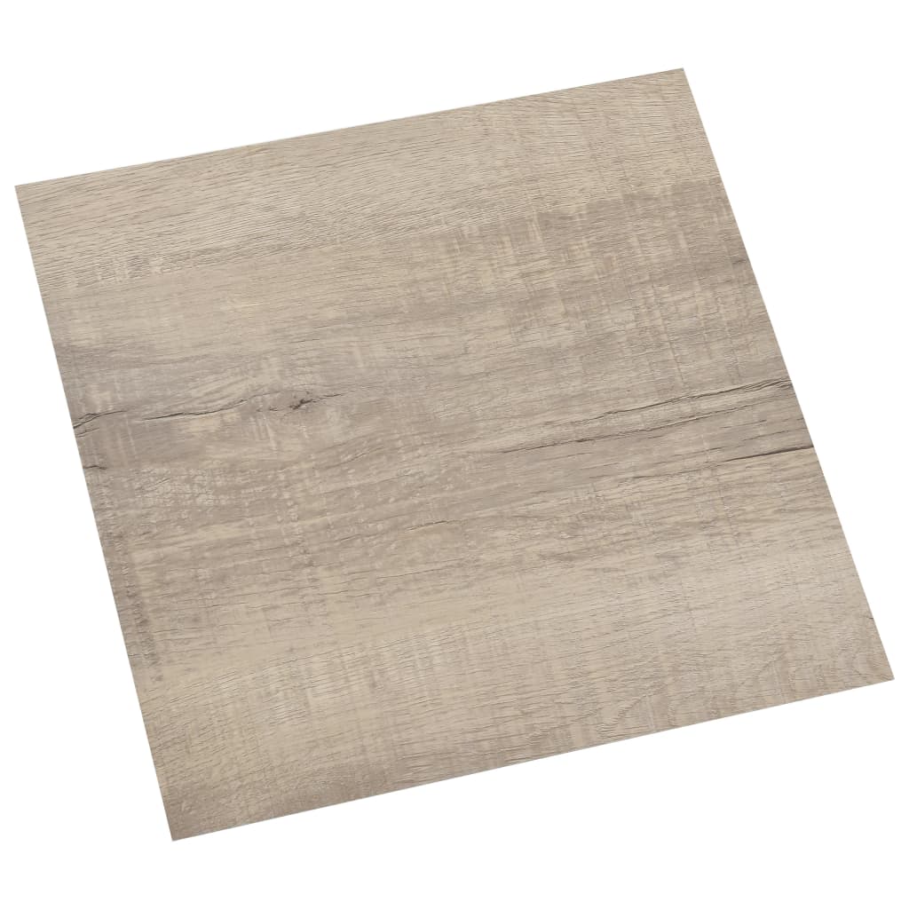 Vidaxl Floorboards Self -adhesive 55 st 5.11 m² PVC Taupe