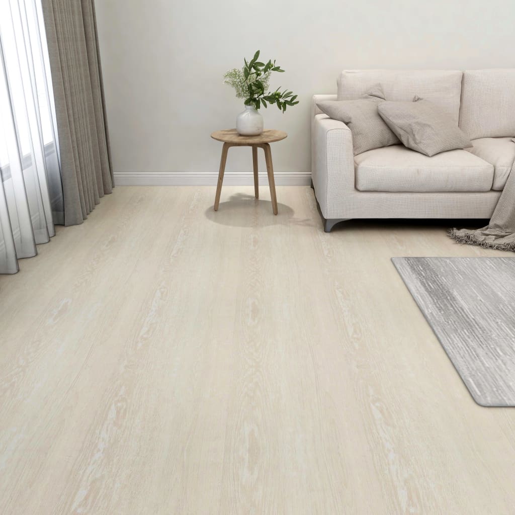 Vidaxl podłogowe płyty samozadowolenia 55 St 5.11 m² PVC Beige