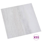 Vidaxl vloerplanken zelfklevend 55 st 5,11 m² pvc lichtgrijs