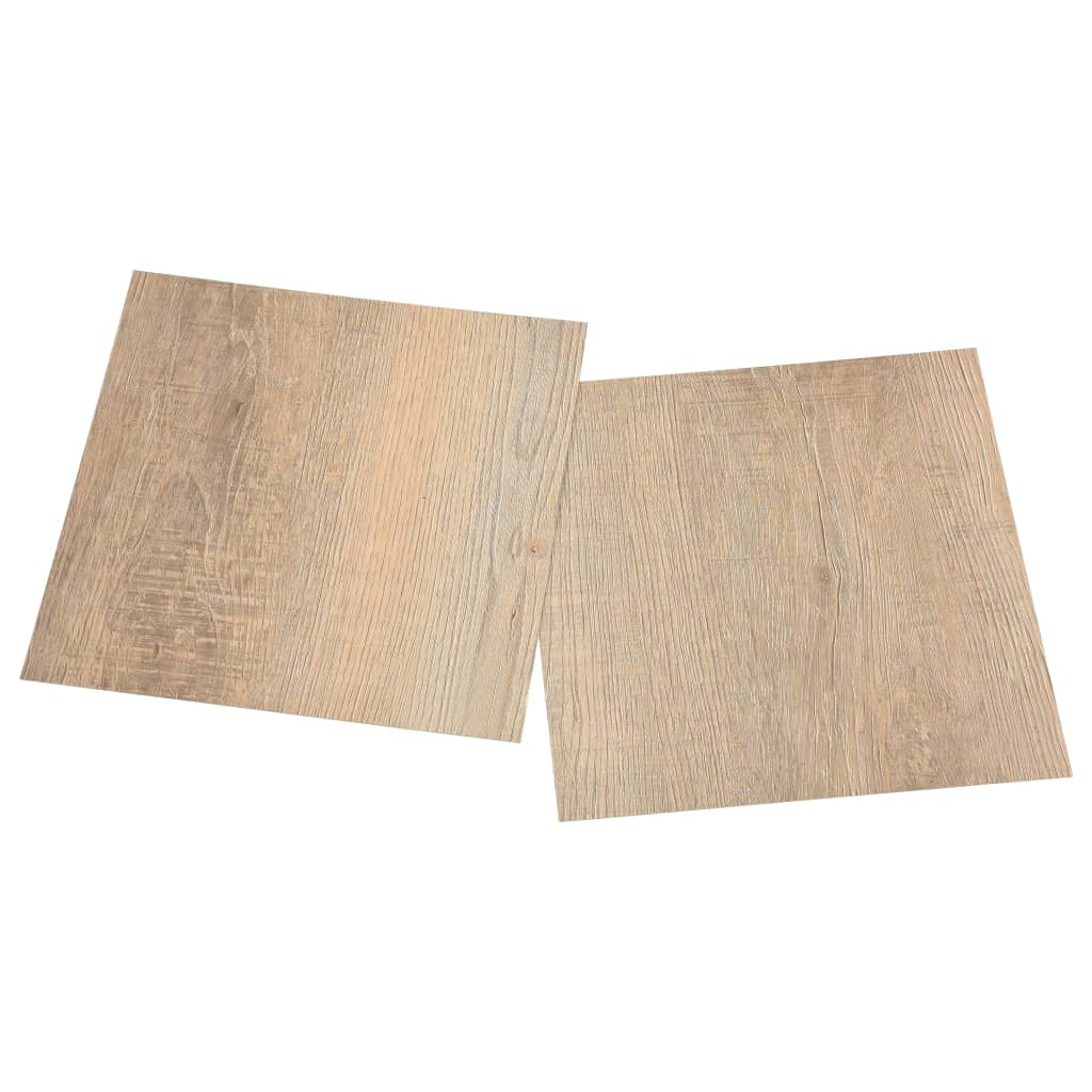 Vidaxl Floorboards auto-adhésif 55 ST 5.11 m² PVC Brown