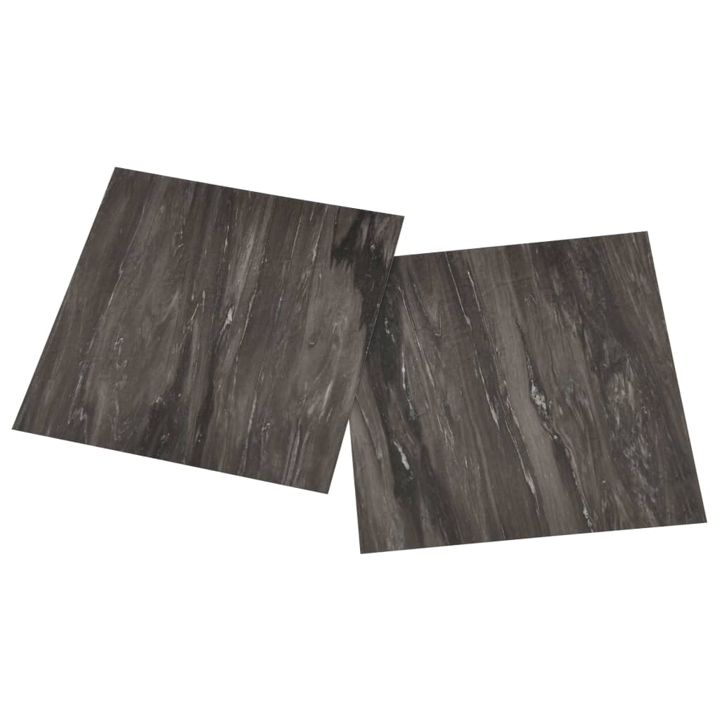 Vidaxl Floorboards Self -adhesive 55 st 5.11 m² PVC Dark gray