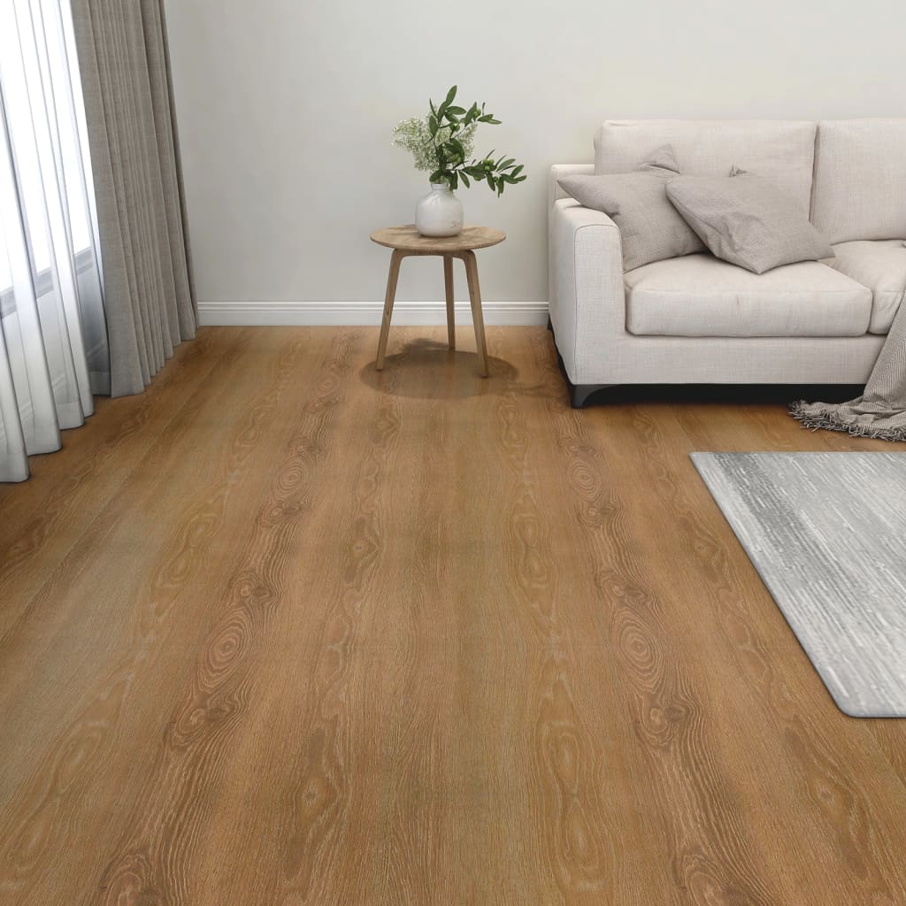 Vidaxl Floorboards Self -Adhesive 55 ST 5,11 m² PVC hnědá