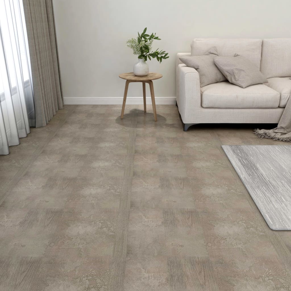 Vidaxl ABBIETRI AUTOSIVE 55 ST 5.11 M² PVC GRIGIO