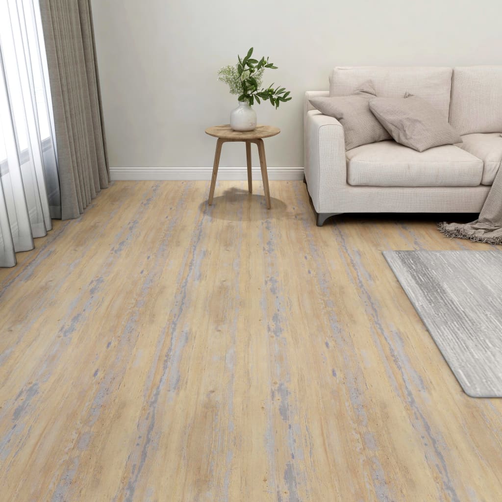 Vidaxl Floorboards Self -Adhesive 55 ST 5,11 m² PVC hnědá