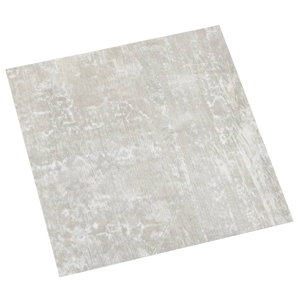 Tablas de piso Vidaxl autoadhesivo 55 st 5.11 m² PVC gris claro