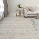 Vidaxl Floorboards auto-adhésif 55 ST 5.11 m² PVC Beige