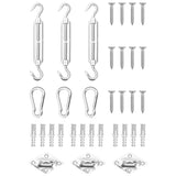 Vidaxl 9-piece awning accessories set stainless steel