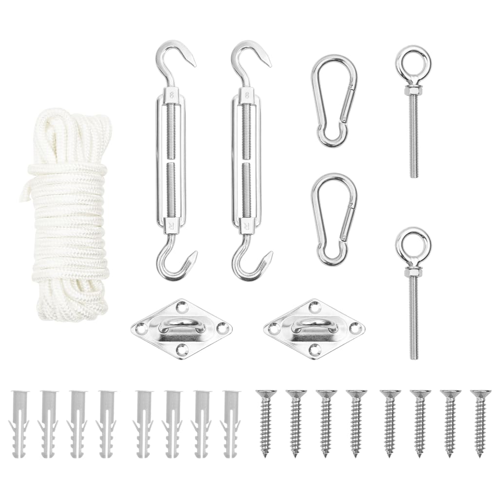 Vidaxl 9-piece awning accessories set stainless steel