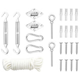 Vidaxl 9-piece awning accessories set stainless steel