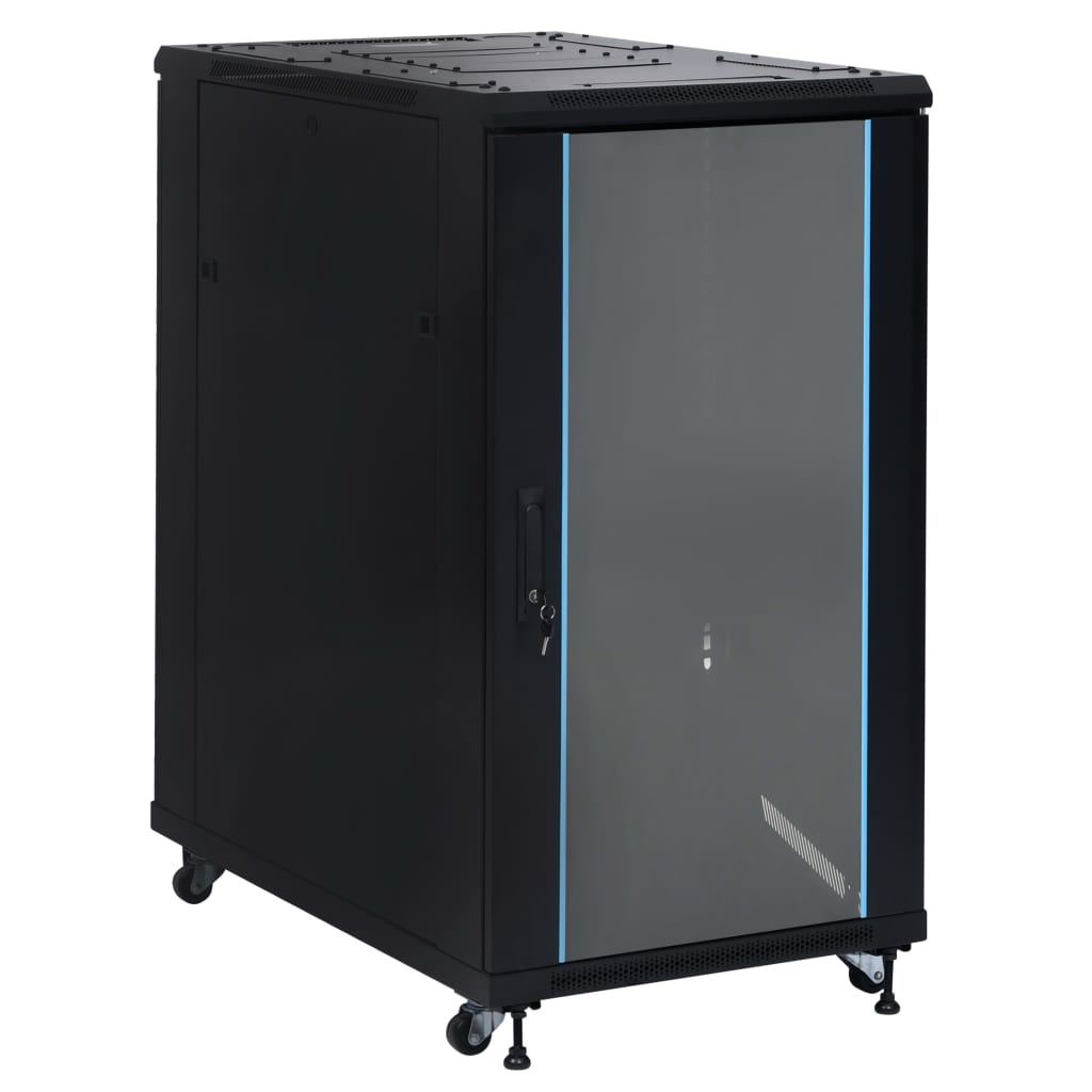 Vidaxl Network cabinet with castors 22h 19 IP20 1050x600x1170 mm