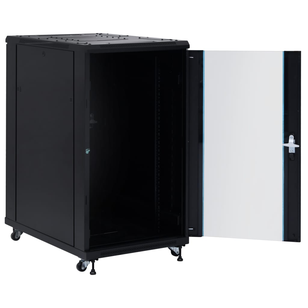 Vidaxl Network Cabinet con Castors 22H 19 IP20 1050x600x1170 mm