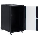 Gabinete de red Vidaxl con Castors 22H 19 IP20 1050x600x1170 mm