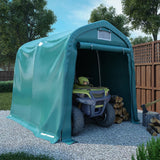 Vidaxl garage tent 2.4x2.4 m PVC green