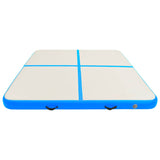 Vidaxl Gymnastics Mat med pump Uppblåsbar 200x200x10 cm PVC Blue