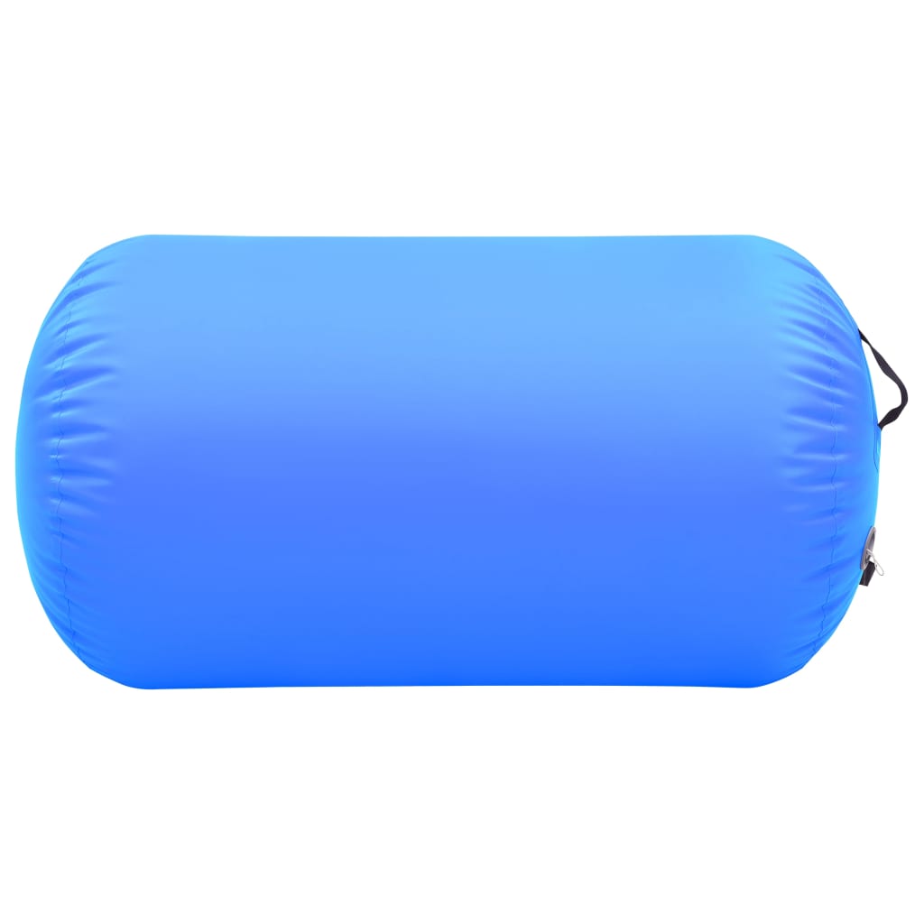 Vidaxl Gymnastics Rolle mit Pumpen aufblasbar 100x60 cm PVC Blau