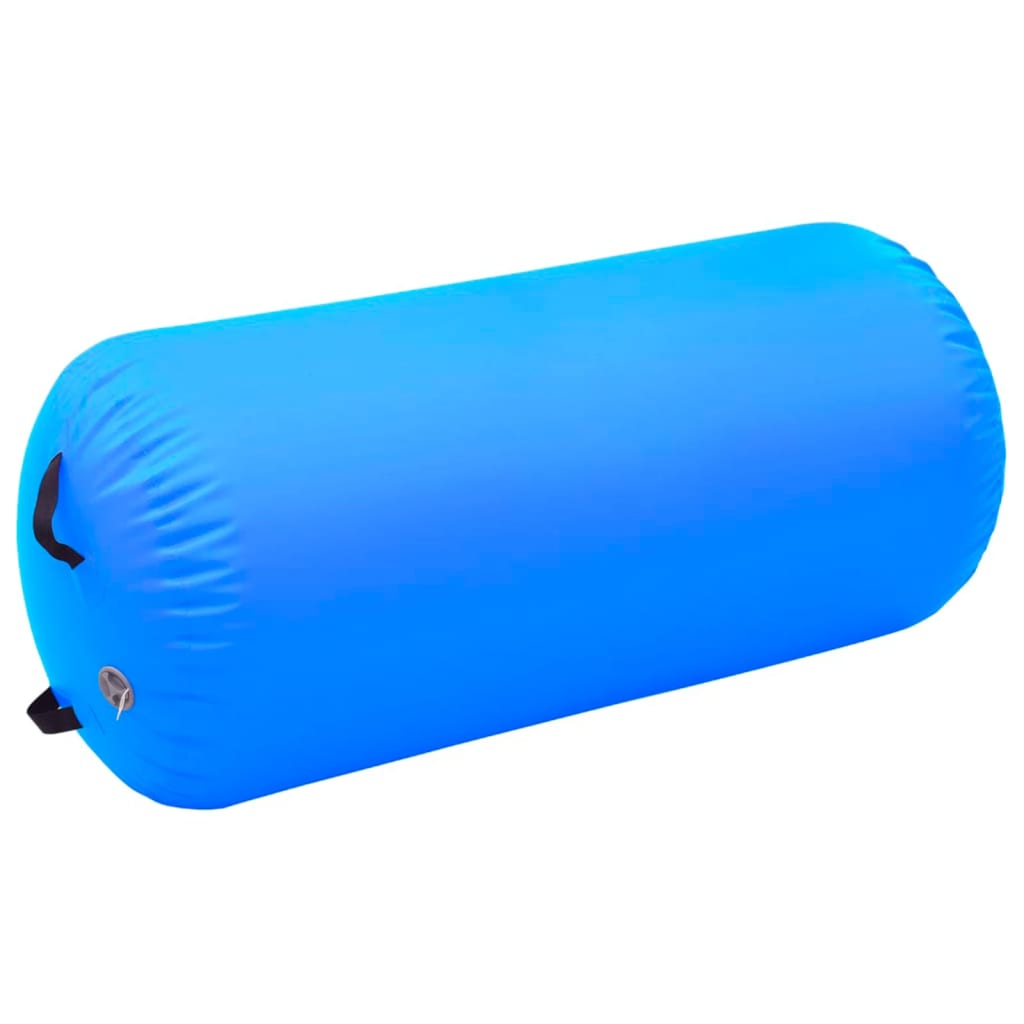 Rôle de la gymnastique Vidaxl avec pompe gonflable 120x75 cm PVC bleu