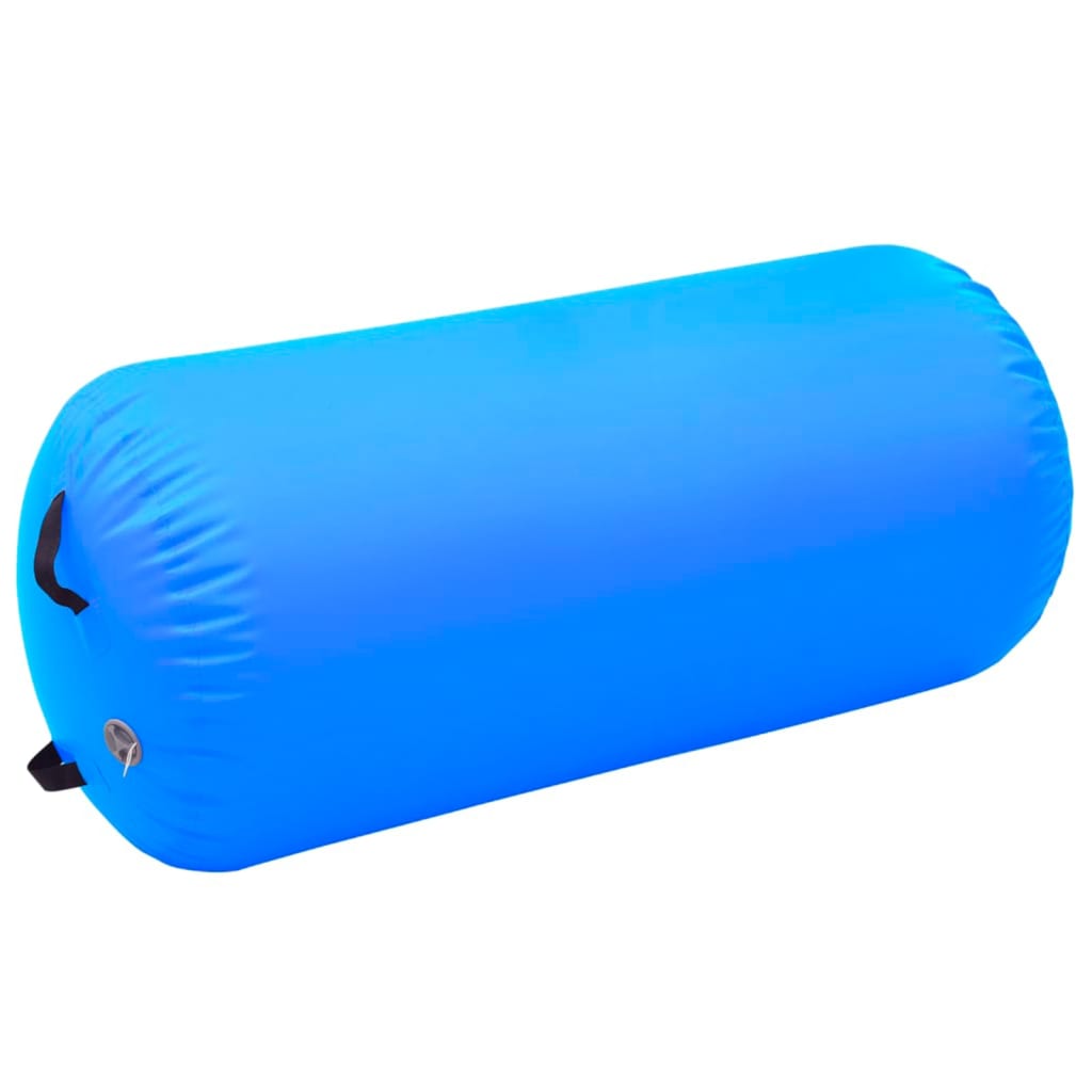 Vidaxl Gymnastics Roll med pump Uppblåsbar 120x90 cm PVC Blue