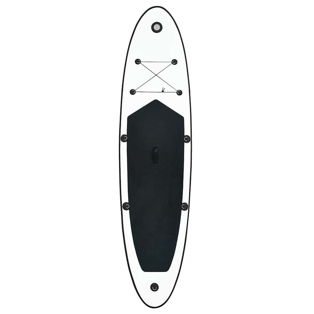 Vidaxl Stand-up Padleboard gonfiabile in bianco e nero