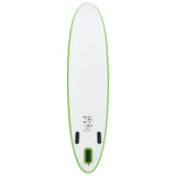 Vidaxl stand up paddleboardset opblaasbaar groen en wit