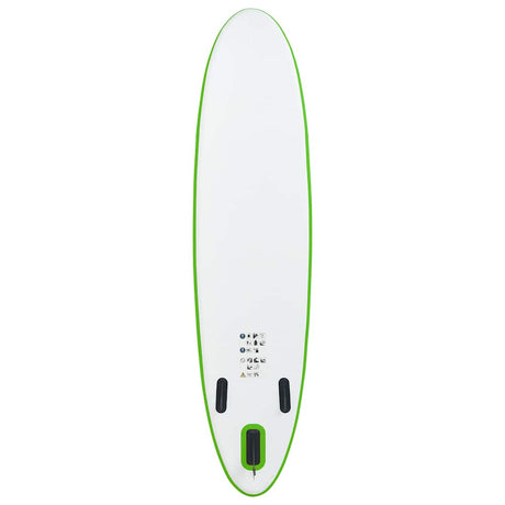 Vidaxl stand up paddleboardset opblaasbaar groen en wit