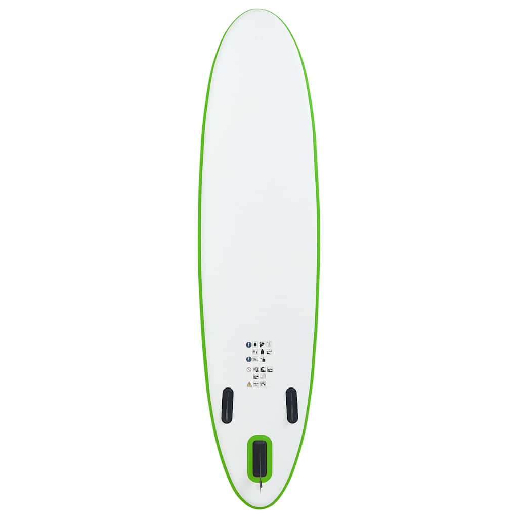 Vidaxl Stand Up Paddleboard Set nafukovací zelená a bílá