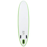 Vidaxl stand up paddleboardset opblaasbaar groen en wit