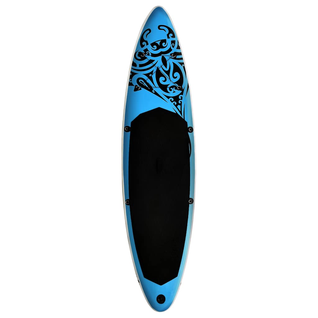 Vidaxl Stand Up Paddleboard Set gonfiabile 320x76x15 cm blu