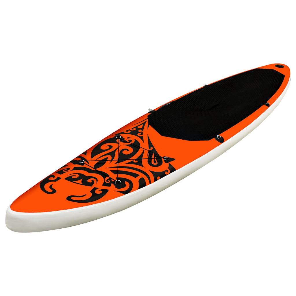 Vidaxl Stand Up Paddleboard Set aufblasbare 305x76x15 cm Orange