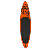 Vidaxl Stand Up Paddleboard Set Oppusterbar 305x76x15 cm Orange