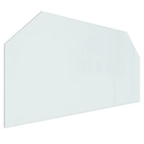 Vidaxl glasplade pejs hexagonal 120x60 cm