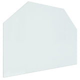 Vidaxl glasplade pejs hexagonal 80x60 cm