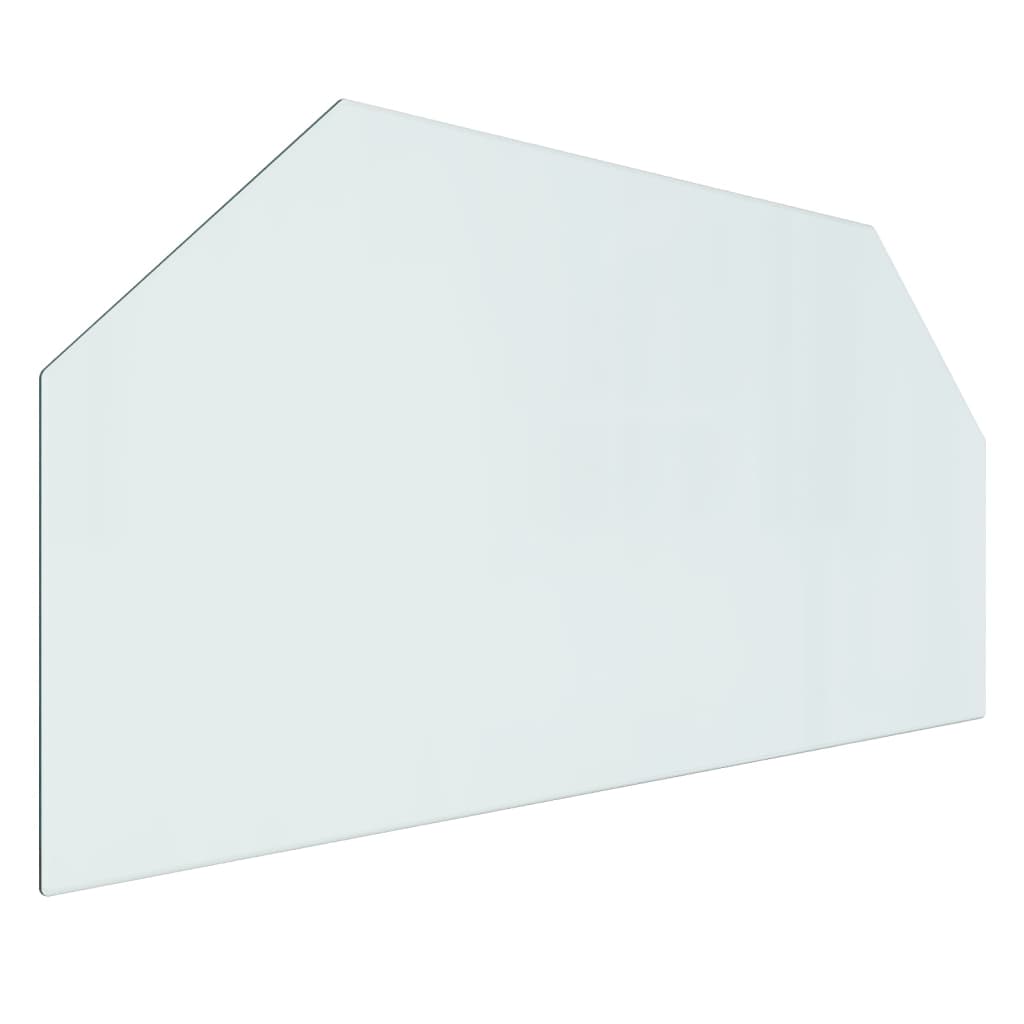 Vidaxl Glass Plate Frelplace Hexagonal 100x50 cm