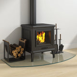 Vidaxl Glass Plate Fireplace 100x50 cm