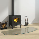 Vidaxl glass plate fireplace 120x50 cm