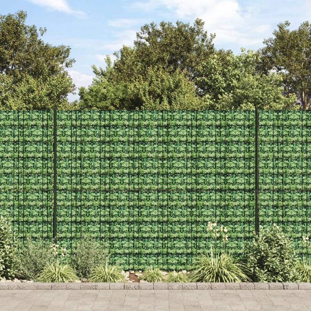 Vidaxl Garden Screen 70x0,19 M PVC Grün