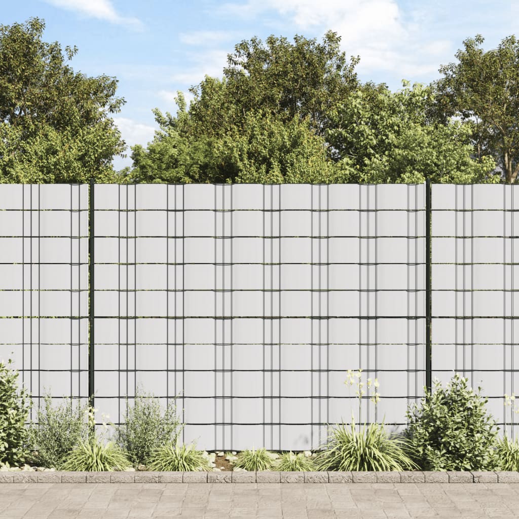 Vidaxl Garden Screen 70x0.19 M PVC White