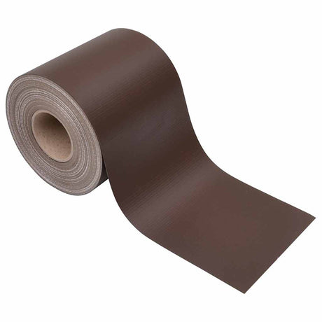 Vidaxl privacystrip 35x0,19 m pvc bruin