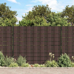 Vidaxl privacystrips 35x0,19 m pvc bruin