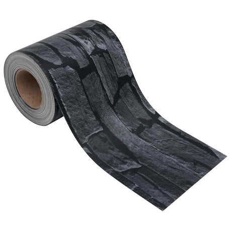 Vidaxl privacystrip steen-look 35x0,19 m pvc grijs