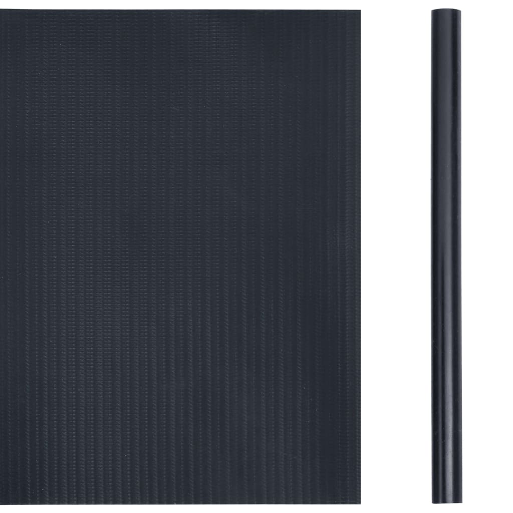 VidaXL Garden screen 35x0.19 m PVC Mat Dark gray