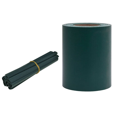 Vidaxl privacystrip 35x0,19 m pvc matgroen