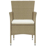 Vidaxl tuinstoelen 2 st poly rattan beige
