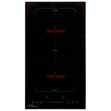 Vidaxl induction hob flexizone 2 zones de cuisson Contrôle tactile 3500 W